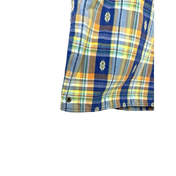 Vintage 90s Polo Ralph Lauren Tribal Aztec LINED Swim Trunks Mens 2XB Big Retro - Picture 2 of 8